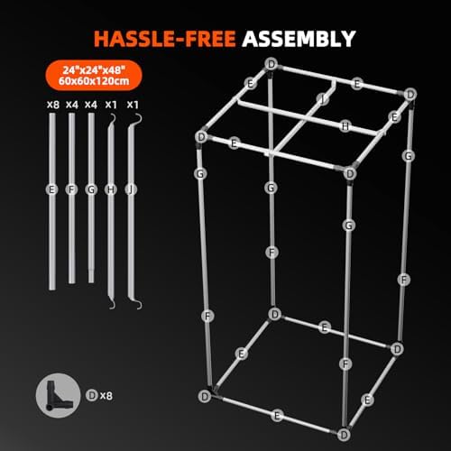 Spider Farmer 3x3 Grow Tent 2025 New  36x36x72  with Hook for Controller and Power Strip  Enlarged View Window  1680D Thicken Mylar Canvas for Indoor Hydroponic Growing for SF2000Pro  SE3000  G3000