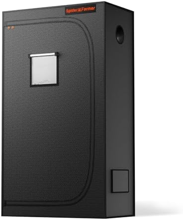 Spider Farmer 3x3 Grow Tent 2025 New  36x36x72  with Hook for Controller and Power Strip  Enlarged View Window  1680D Thicken Mylar Canvas for Indoor Hydroponic Growing for SF2000Pro  SE3000  G3000