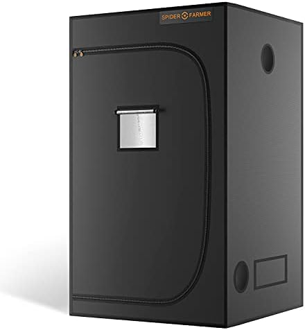 Spider Farmer 3x3 Grow Tent 2025 New  36x36x72  with Hook for Controller and Power Strip  Enlarged View Window  1680D Thicken Mylar Canvas for Indoor Hydroponic Growing for SF2000Pro  SE3000  G3000