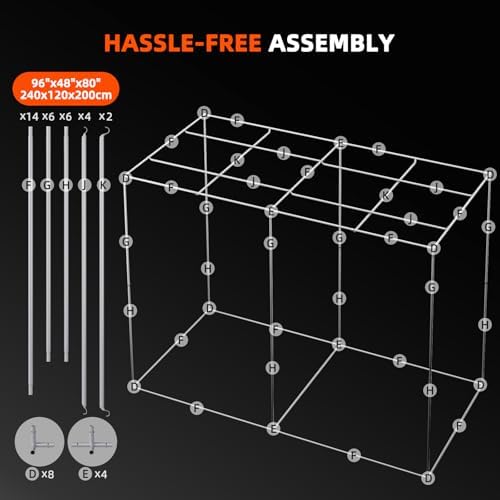 Spider Farmer 3x3 Grow Tent 2025 New  36x36x72  with Hook for Controller and Power Strip  Enlarged View Window  1680D Thicken Mylar Canvas for Indoor Hydroponic Growing for SF2000Pro  SE3000  G3000