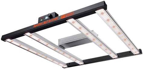 Spider Farmer G3000 Cost Effective LED Grow Lights 300W  3x3ft Coverage Full Spectrum Dimmable Bar Style Growing Lamp for Indoor Plants  2025 2025 Upgraded App Remote Control