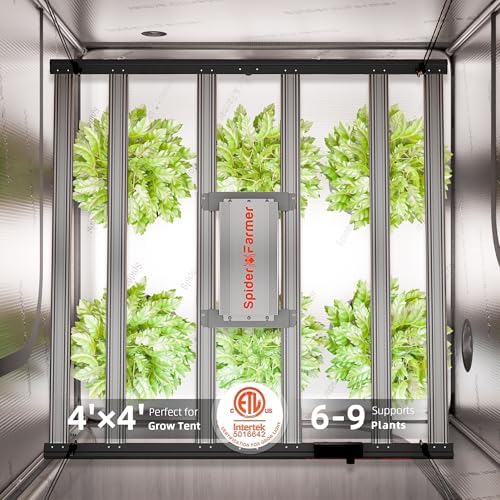 Spider Farmer G3000 Cost Effective LED Grow Lights 300W  3x3ft Coverage Full Spectrum Dimmable Bar Style Growing Lamp for Indoor Plants  2025 2025 Upgraded App Remote Control