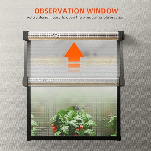 Spider Farmer Pro Series 3x3 Grow Tent  36x36x72 with Roll up Door  Observation Window Floor Tray  2000D Thicken Mylar Canvas  3x3x6 for Hydroponic Indoor Growing for SF4000  SE3000  G3000