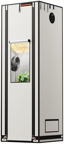 Spider Farmer Pro Series 3x3 Grow Tent  36x36x72 with Roll up Door  Observation Window Floor Tray  2000D Thicken Mylar Canvas  3x3x6 for Hydroponic Indoor Growing for SF4000  SE3000  G3000
