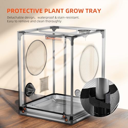Spider Farmer Pro Series 3x3 Grow Tent  36x36x72 with Roll up Door  Observation Window Floor Tray  2000D Thicken Mylar Canvas  3x3x6 for Hydroponic Indoor Growing for SF4000  SE3000  G3000