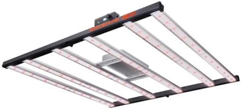 Spider Farmer SE5000 480W LED Grow Light  Samsung LM301H EVO Diodes  2025 Upgraded Remote App Control  Full Spectrum Dimmable Daisy Chain Bar Style Growing Lamp for Indoor Plants  4x4ft Coverage