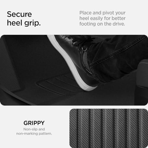 Spigen WeatherBloc Floor Mat Set  with Edgeguard  for Tesla Model 3 Highland  Standard  Premium & Performance 2026/25/24  with Non Slide Sliplock Weatherproof Technology