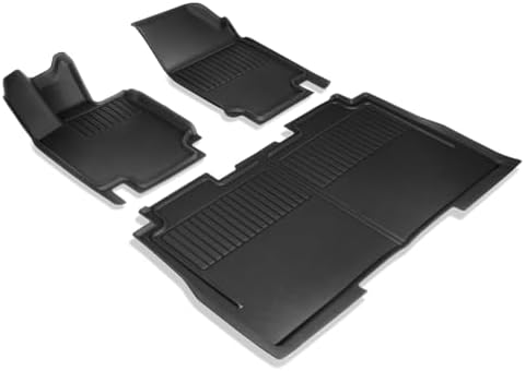 Spigen WeatherBloc Floor Mat Set  with Edgeguard  for Tesla Model 3 Highland  Standard  Premium & Performance 2026/25/24  with Non Slide Sliplock Weatherproof Technology