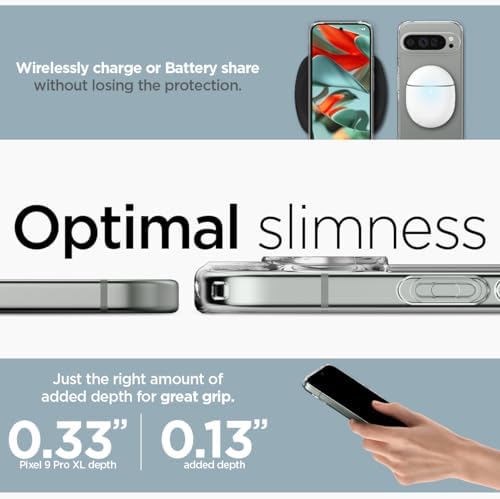 Spigen for Pixel 10/10 Pro Case  Ultra Hybrid  2025   Anti Yellowing   Military Grade Protection    Clear