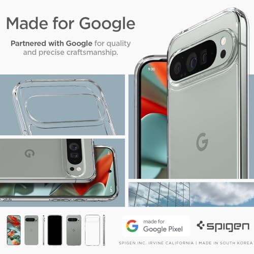 Spigen for Pixel 10/10 Pro Case  Ultra Hybrid  2025   Anti Yellowing   Military Grade Protection    Clear