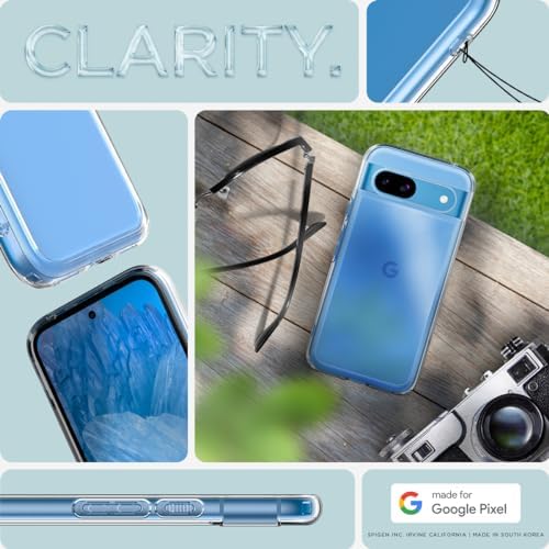 Spigen for Pixel 10/10 Pro Case  Ultra Hybrid  2025   Anti Yellowing   Military Grade Protection    Clear
