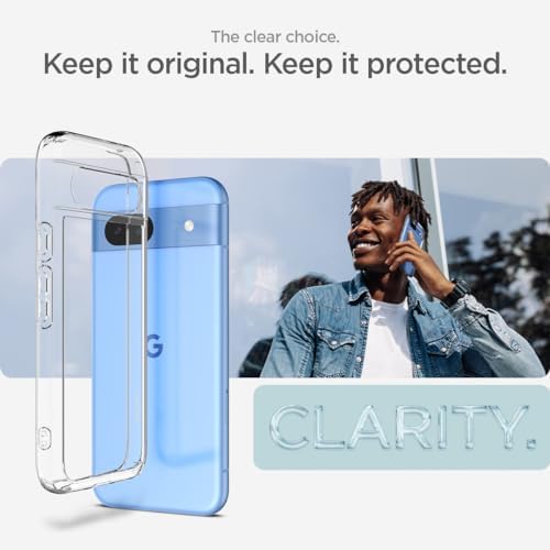 Spigen for Pixel 10/10 Pro Case  Ultra Hybrid  2025   Anti Yellowing   Military Grade Protection    Clear