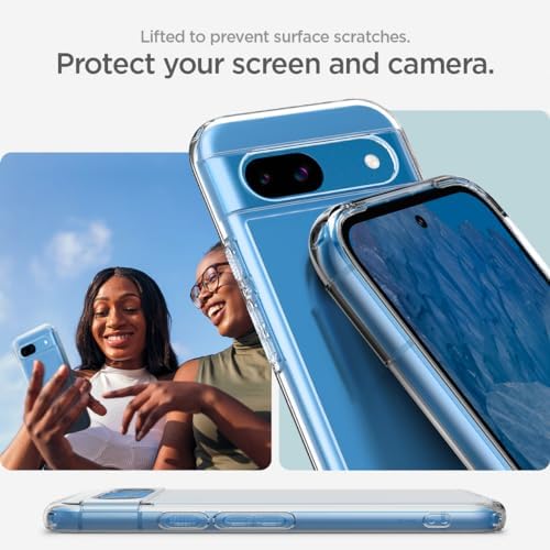 Spigen for Pixel 10/10 Pro Case  Ultra Hybrid  2025   Anti Yellowing   Military Grade Protection    Clear