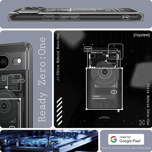 Spigen for Pixel 10/10 Pro Case  Ultra Hybrid  2025   Anti Yellowing   Military Grade Protection    Clear