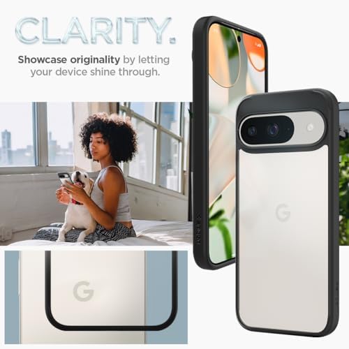 Spigen for Pixel 10/10 Pro Case  Ultra Hybrid  2025   Anti Yellowing   Military Grade Protection    Clear