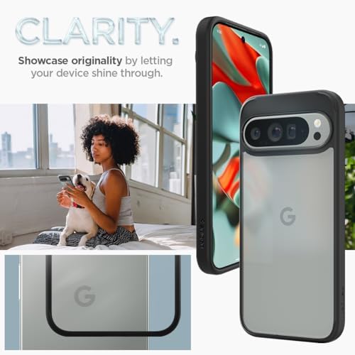 Spigen for Pixel 10/10 Pro Case  Ultra Hybrid  2025   Anti Yellowing   Military Grade Protection    Clear