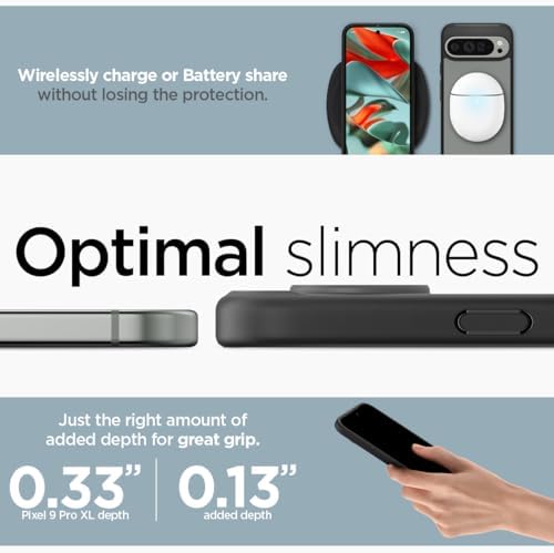 Spigen for Pixel 10/10 Pro Case  Ultra Hybrid  2025   Anti Yellowing   Military Grade Protection    Clear