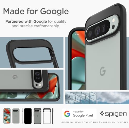 Spigen for Pixel 10/10 Pro Case  Ultra Hybrid  2025   Anti Yellowing   Military Grade Protection    Clear