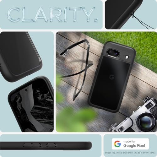 Spigen for Pixel 10/10 Pro Case  Ultra Hybrid  2025   Anti Yellowing   Military Grade Protection    Clear