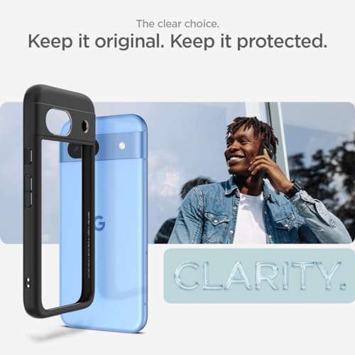 Spigen for Pixel 10/10 Pro Case  Ultra Hybrid  2025   Anti Yellowing   Military Grade Protection    Clear
