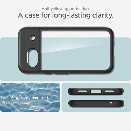 Spigen for Pixel 10/10 Pro Case  Ultra Hybrid  2025   Anti Yellowing   Military Grade Protection    Clear