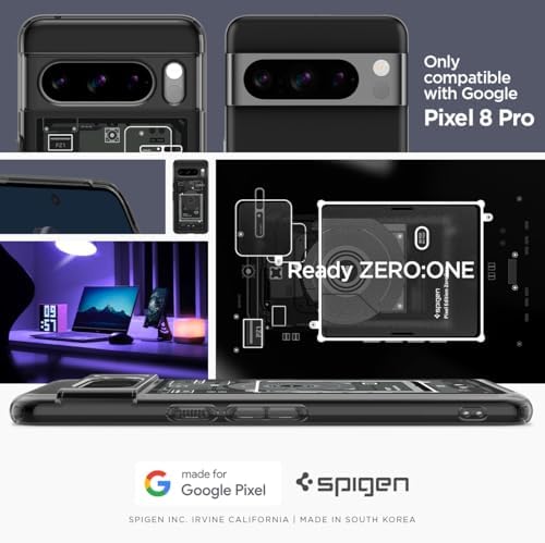 Spigen for Pixel 10/10 Pro Case  Ultra Hybrid  2025   Anti Yellowing   Military Grade Protection    Clear