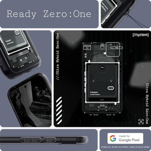 Spigen for Pixel 10/10 Pro Case  Ultra Hybrid  2025   Anti Yellowing   Military Grade Protection    Clear