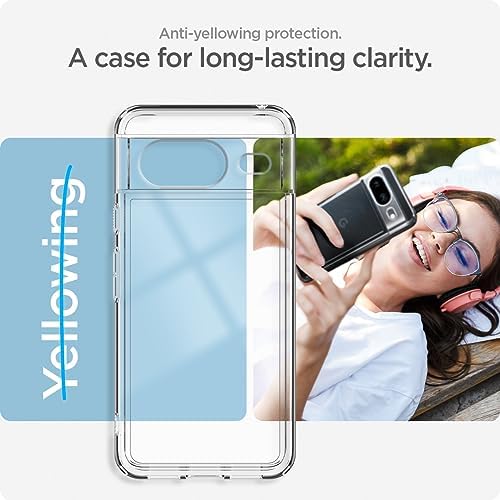 Spigen for Pixel 10/10 Pro Case  Ultra Hybrid  2025   Anti Yellowing   Military Grade Protection    Clear