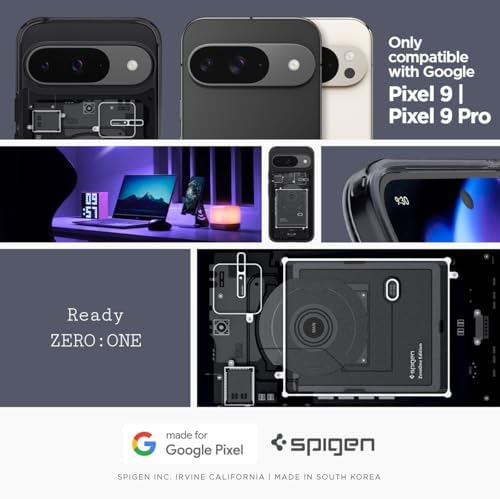 Spigen for Pixel 10/10 Pro Case  Ultra Hybrid  2025   Anti Yellowing   Military Grade Protection    Clear