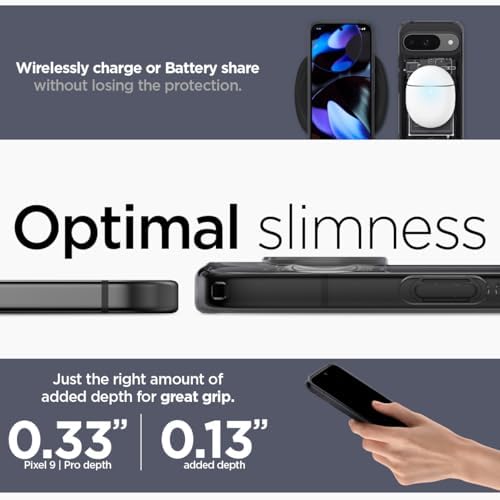 Spigen for Pixel 10/10 Pro Case  Ultra Hybrid  2025   Anti Yellowing   Military Grade Protection    Clear