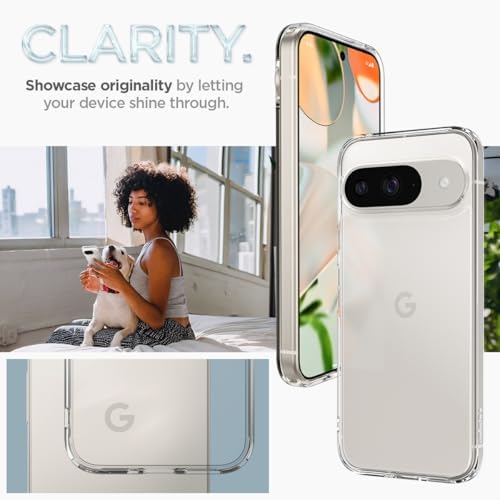 Spigen for Pixel 10/10 Pro Case  Ultra Hybrid  2025   Anti Yellowing   Military Grade Protection    Clear
