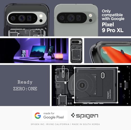 Spigen for Pixel 10/10 Pro Case  Ultra Hybrid  2025   Anti Yellowing   Military Grade Protection    Clear