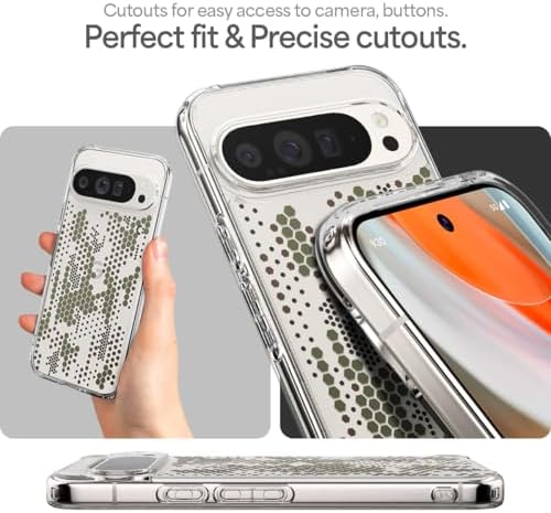 Spigen for Pixel 10/10 Pro Case  Ultra Hybrid  2025   Anti Yellowing   Military Grade Protection    Clear