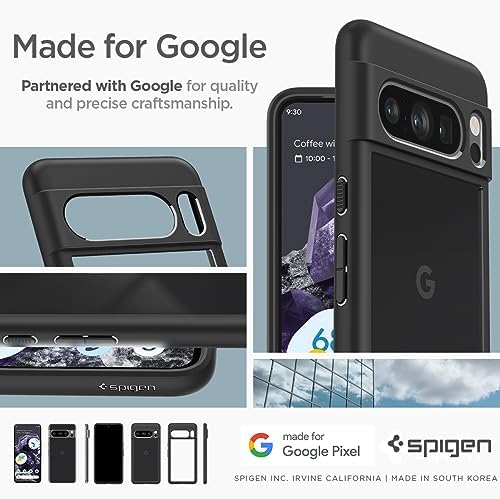 Spigen for Pixel 10/10 Pro Case  Ultra Hybrid  2025   Anti Yellowing   Military Grade Protection    Clear