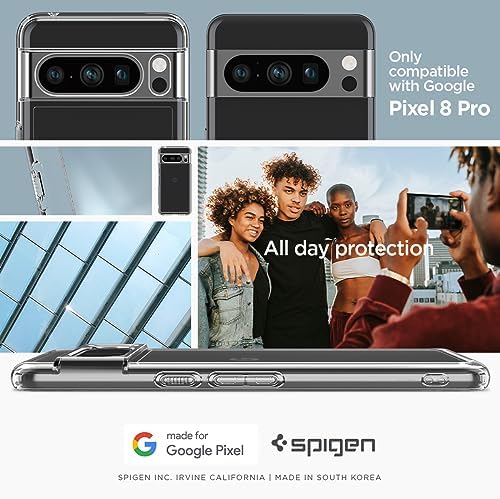 Spigen for Pixel 10/10 Pro Case  Ultra Hybrid  2025   Anti Yellowing   Military Grade Protection    Clear