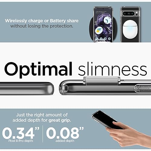 Spigen for Pixel 10/10 Pro Case  Ultra Hybrid  2025   Anti Yellowing   Military Grade Protection    Clear