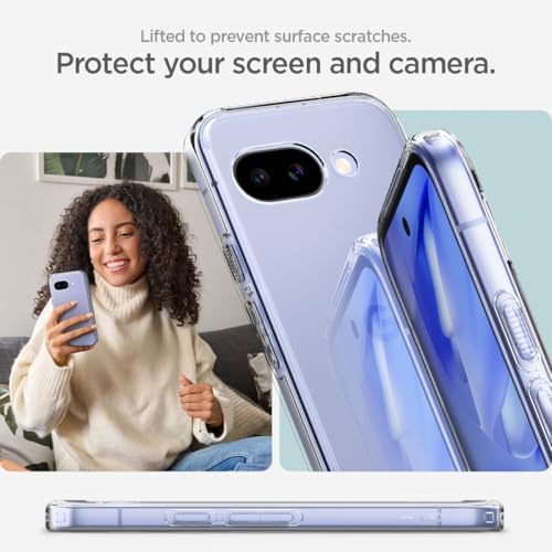Spigen for Pixel 10/10 Pro Case  Ultra Hybrid  2025   Anti Yellowing   Military Grade Protection    Clear