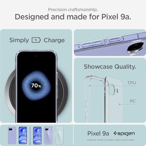 Spigen for Pixel 10/10 Pro Case  Ultra Hybrid  2025   Anti Yellowing   Military Grade Protection    Clear