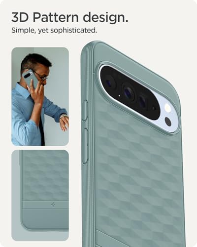 Spigen for Pixel 10 Pro XL Case  Parallax MagFit  2025   Designed for Pixelsnap  Compatible with MagSafe Accessories    Sage Green
