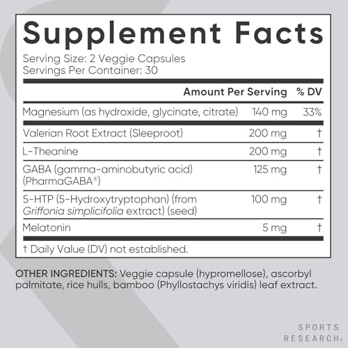 Sports Research Double Strength L Theanine Supplement   Suntheanine Softgels for Focus  Relaxation & Alertness   Non Drowsy Support Made with Coconut Oil  Non GMO & Gluten Free   200mg  60 Count