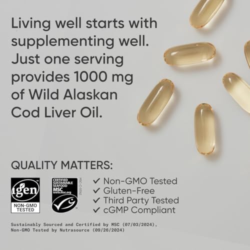 Sports Research Triple Strength Omega 3 Fish Oil   Burpless Fish Oil Supplement w/EPA & DHA Fatty Acids from Single Source Wild Alaska Pollock   1250 mg  180 ct