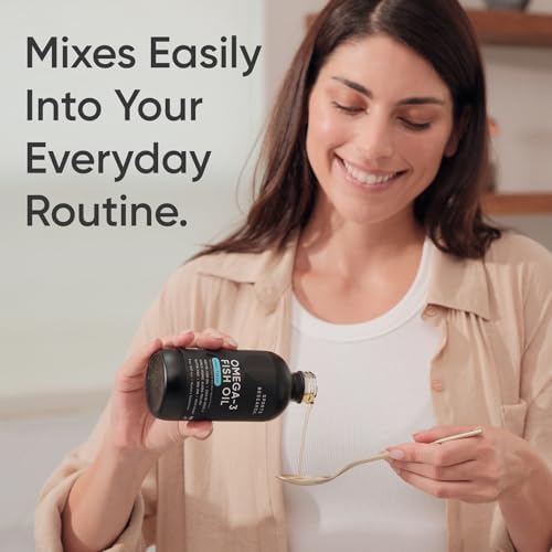 Sports Research Triple Strength Omega 3 Fish Oil   Burpless Fish Oil Supplement w/EPA & DHA Fatty Acids from Single Source Wild Alaska Pollock   1250 mg  180 ct