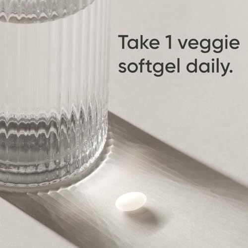 Biotina de 0.00035 oz con aceite de coco, no transgénicos y sin gluten, 120 minicápsulas blandas vegetarianas