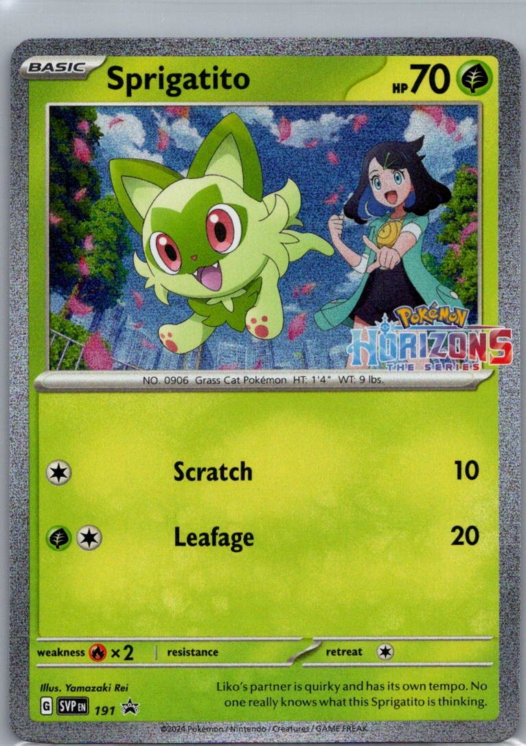 Sprigatito Normal SV  Scarlet & Violet Promo Cards 191