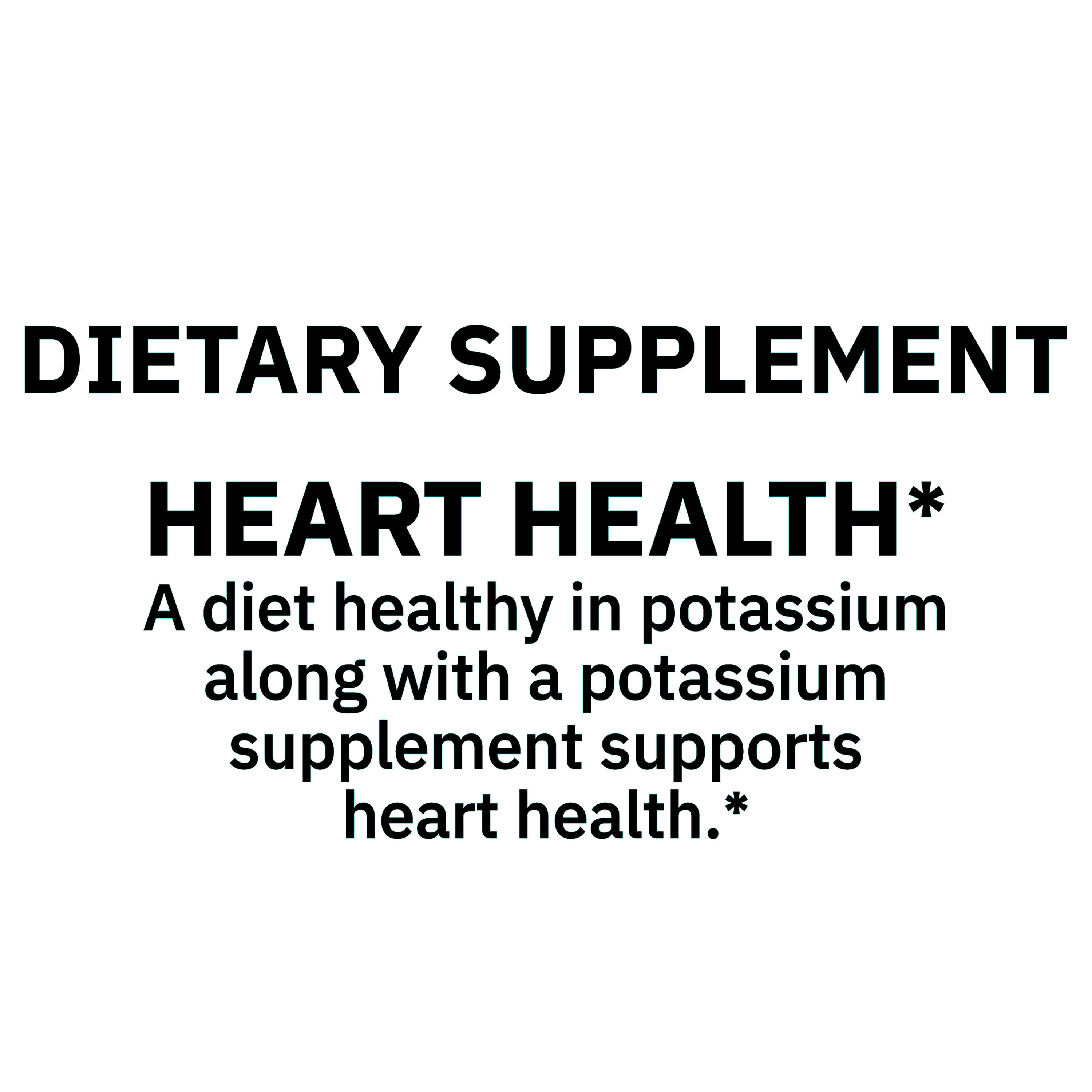 Spring Valley Cápsulas de Potasio Tama o Del Suplemento Dietético para la Salud Del Corazón  99 mg  500 Unidades