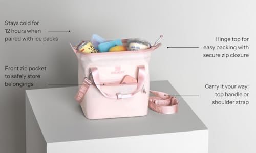 Stanley All Day Julienne Soft Cooler Bag and Lunch Box   Insulated Travel Bag with Zipper   BPA Free