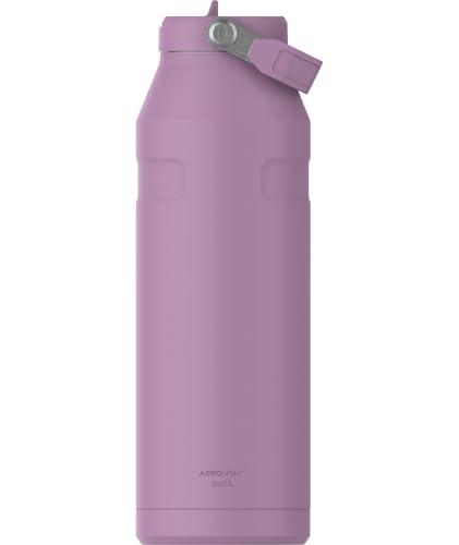 Stanley IceFlow Flip Straw 2 0 Water Bottle 50 oz   Built In Straw with Larger Opening   Lightweight and Leak Resistant   Insulated Stainless Steel   BPA Free   Lilac