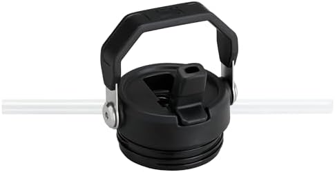 STANLEY - Botella de agua IceFlow Flip Straw 2.0 con pajilla abatible, abertura más grande, acero inoxidable aislado, sin bisfenol A, 36 onzas, liviana y antiderrames, color verde Meadow