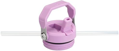 STANLEY - Botella de agua IceFlow Flip Straw 2.0 con pajilla abatible, abertura más grande, acero inoxidable aislado, sin bisfenol A, 36 onzas, liviana y antiderrames, color verde Meadow