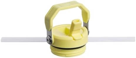 STANLEY - Botella de agua IceFlow Flip Straw 2.0 con pajilla abatible, abertura más grande, acero inoxidable aislado, sin bisfenol A, 36 onzas, liviana y antiderrames, color verde Meadow